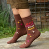 Here Comes Cool Mom Small Crew Socks - Harmony