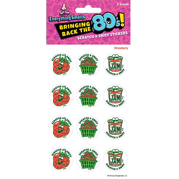 Scratch & Sniff Stickers / Strawberry - Harmony