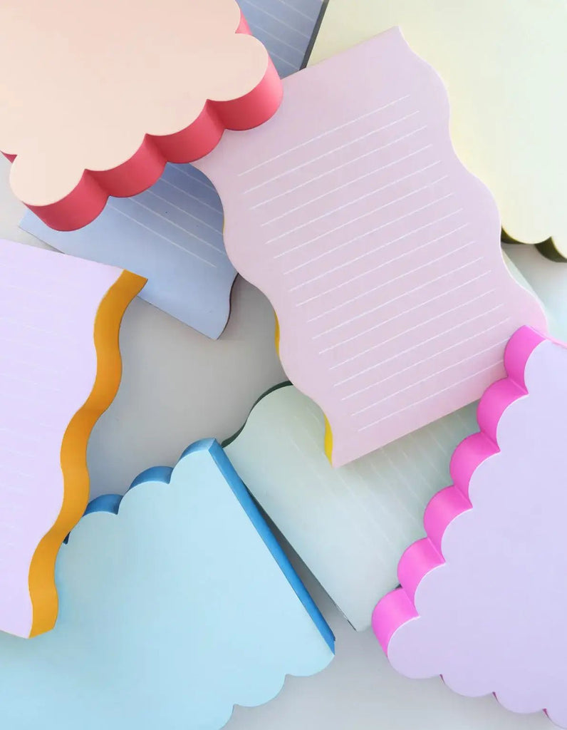 Wavy Shaped Notepad - Harmony