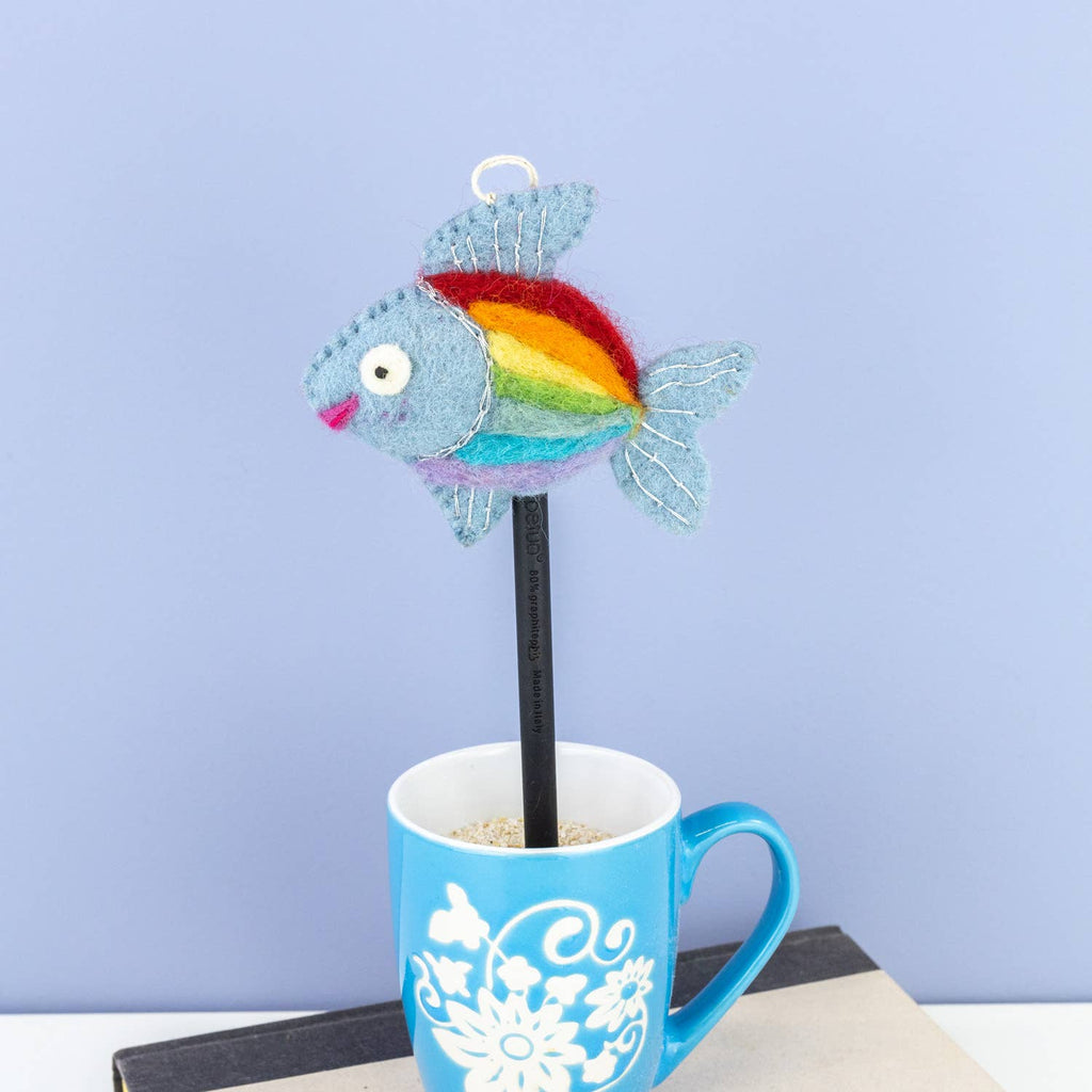 Rainbow Fish Ornament - Harmony