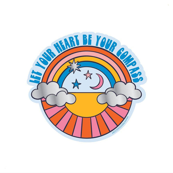 Let Your Heart Be Your Compass Vinyl Sticker - Harmony