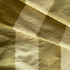 Brass and Cream Stripe Dupioni Silk - Harmony