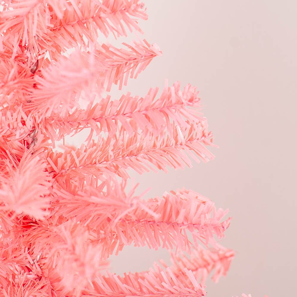 18" Pink Pine Delight Artificial Pine Tree - Harmony