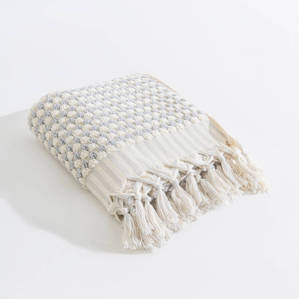 Pompom Bubble Handloomed Turkish Hand Towels - Harmony