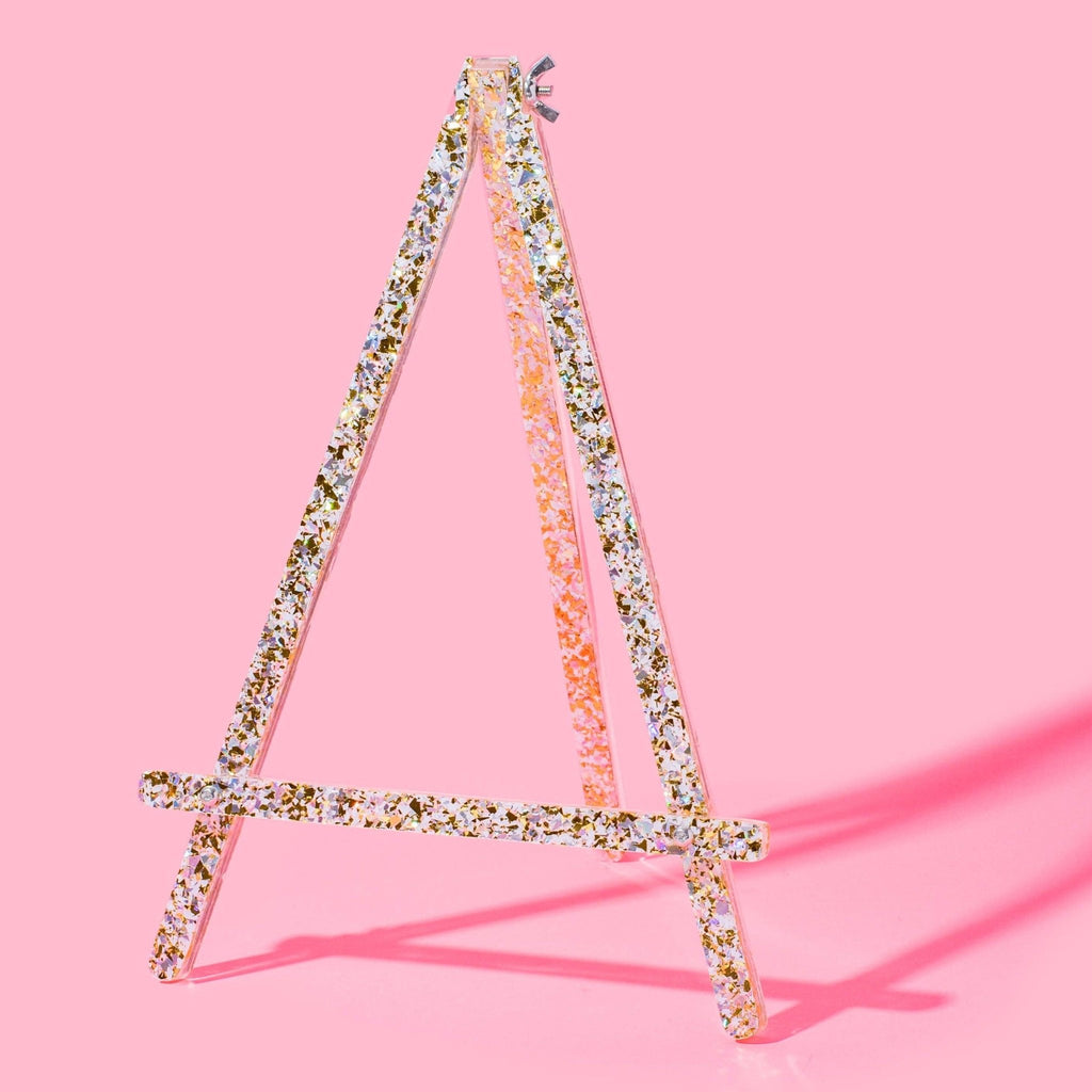 Medium Acrylic Easel / Pearl Confetti - Harmony