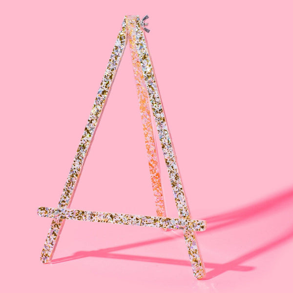 Medium Acrylic Easel / Pearl Confetti - Harmony