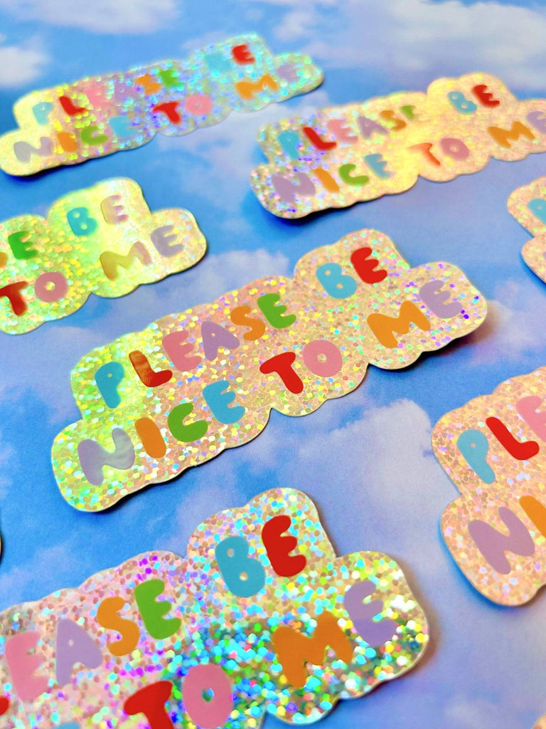 Please Be Nice To Me Sticker - Harmony
