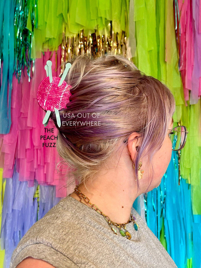 Yarn Crafts Knitting Needles Hair Claw - Harmony