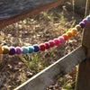 6' Felt Rainbow Pompom Ball Garland - Harmony