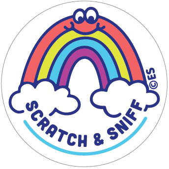 Scratch & Sniff Stickers / Rainbow (Rain Scent) - Harmony