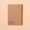 Gingham Picnic Letterpress A5 Spiral Notebook - Harmony
