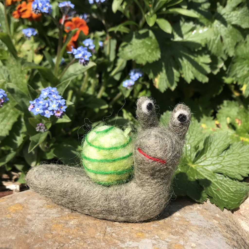 Shelby the Snail Wool Ornament - Harmony