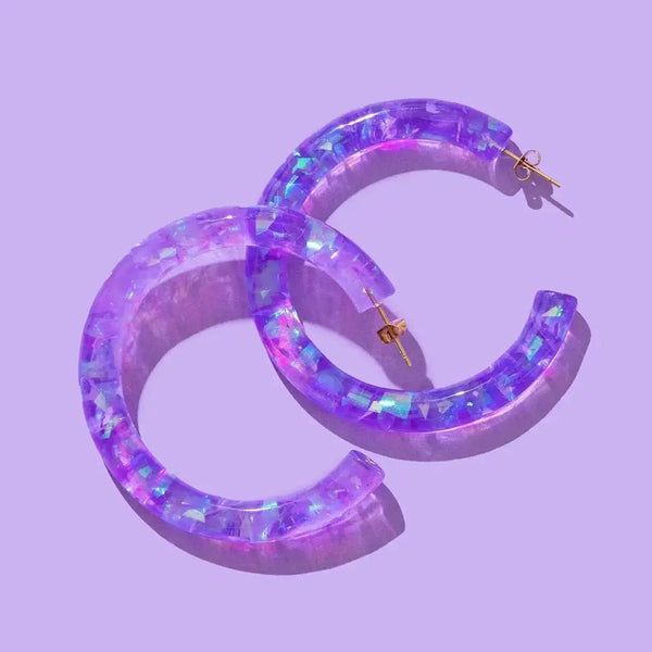 Confetti Hoop Earrings - Harmony