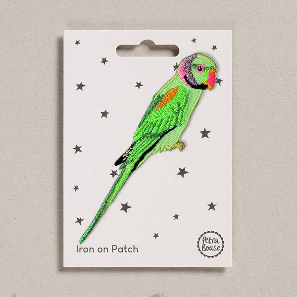 Iron on Parrot Patch - Harmony