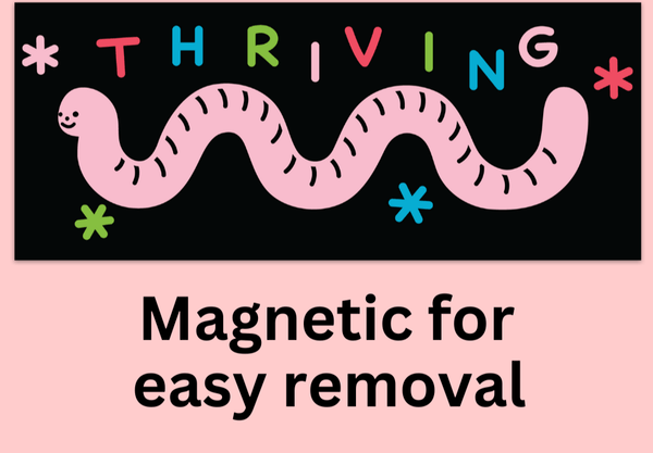 Thriving Worm Bumper Magnet - Harmony