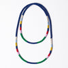 Allie Seed Bead Long Necklace / Navy and Multi - Harmony