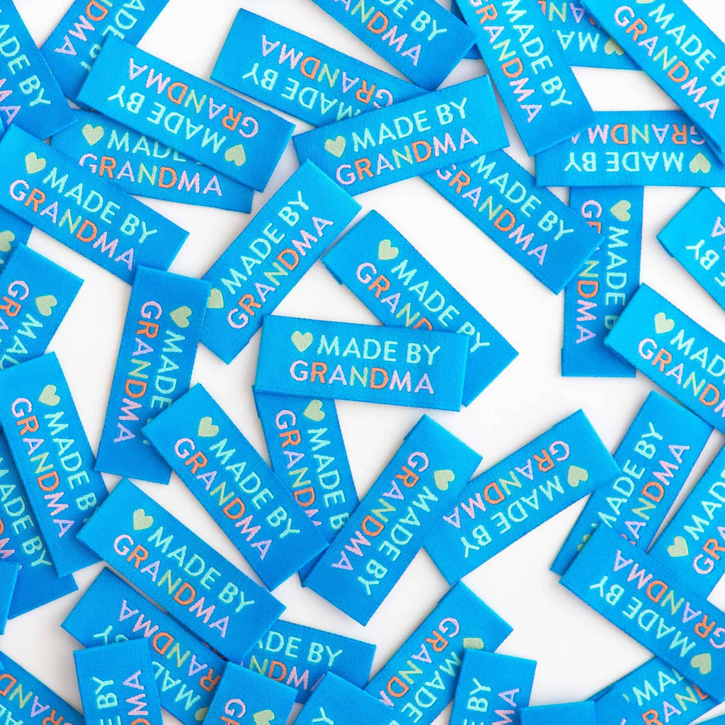Made by Grandma -  Sewing Woven Clothing Label Tags - Harmony