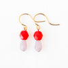Tiny Beaded Drop Earrings - Harmony