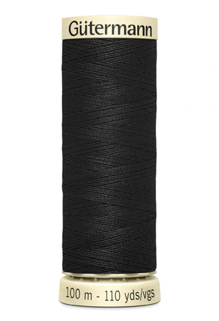 Black & Gray Sew - all Thread 100m - Harmony