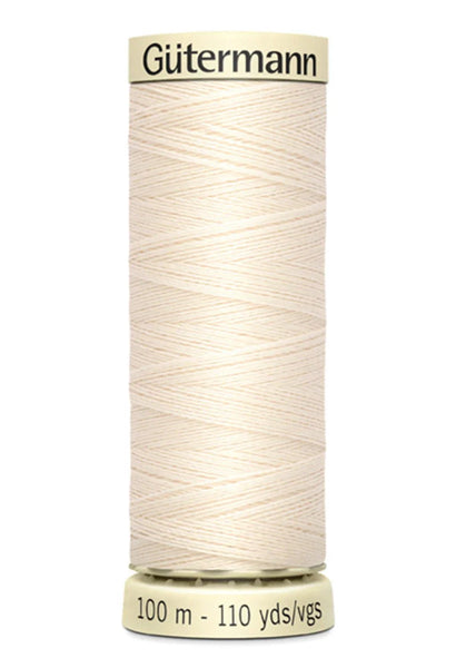 White & Offwhite Sew - all Thread 100m - Harmony