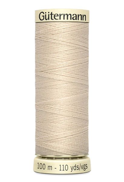 White & Offwhite Sew - all Thread 100m - Harmony