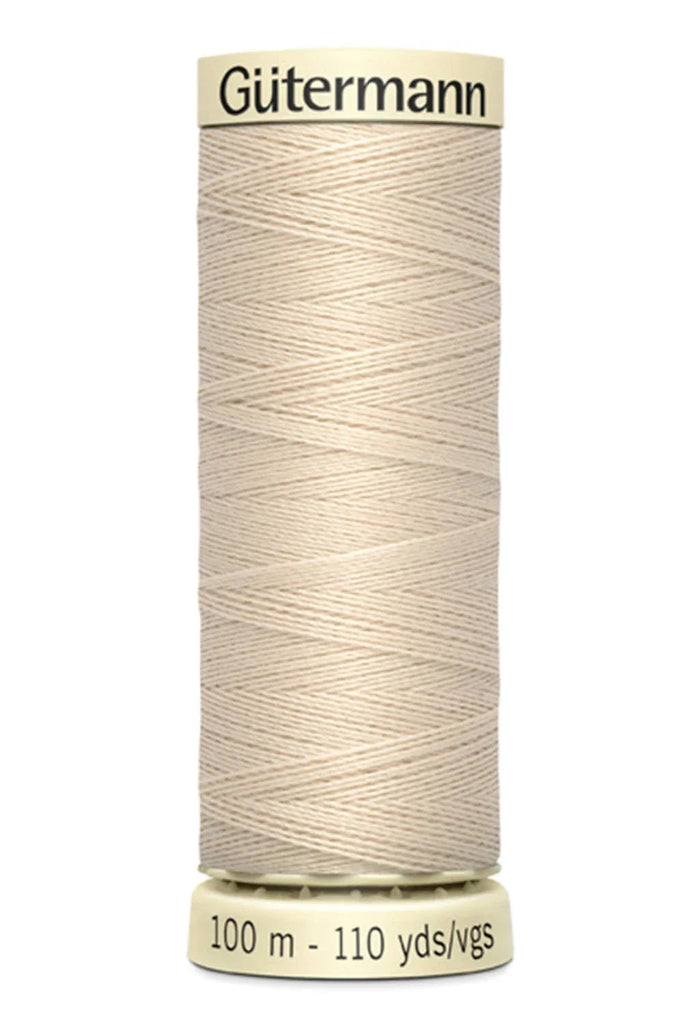 White & Offwhite Sew - all Thread 100m - Harmony