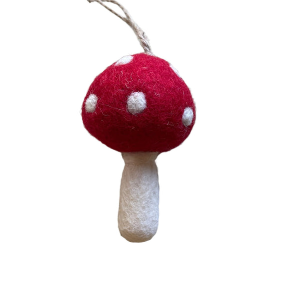 Felt Rainbow Mushroom Ornaments - Harmony