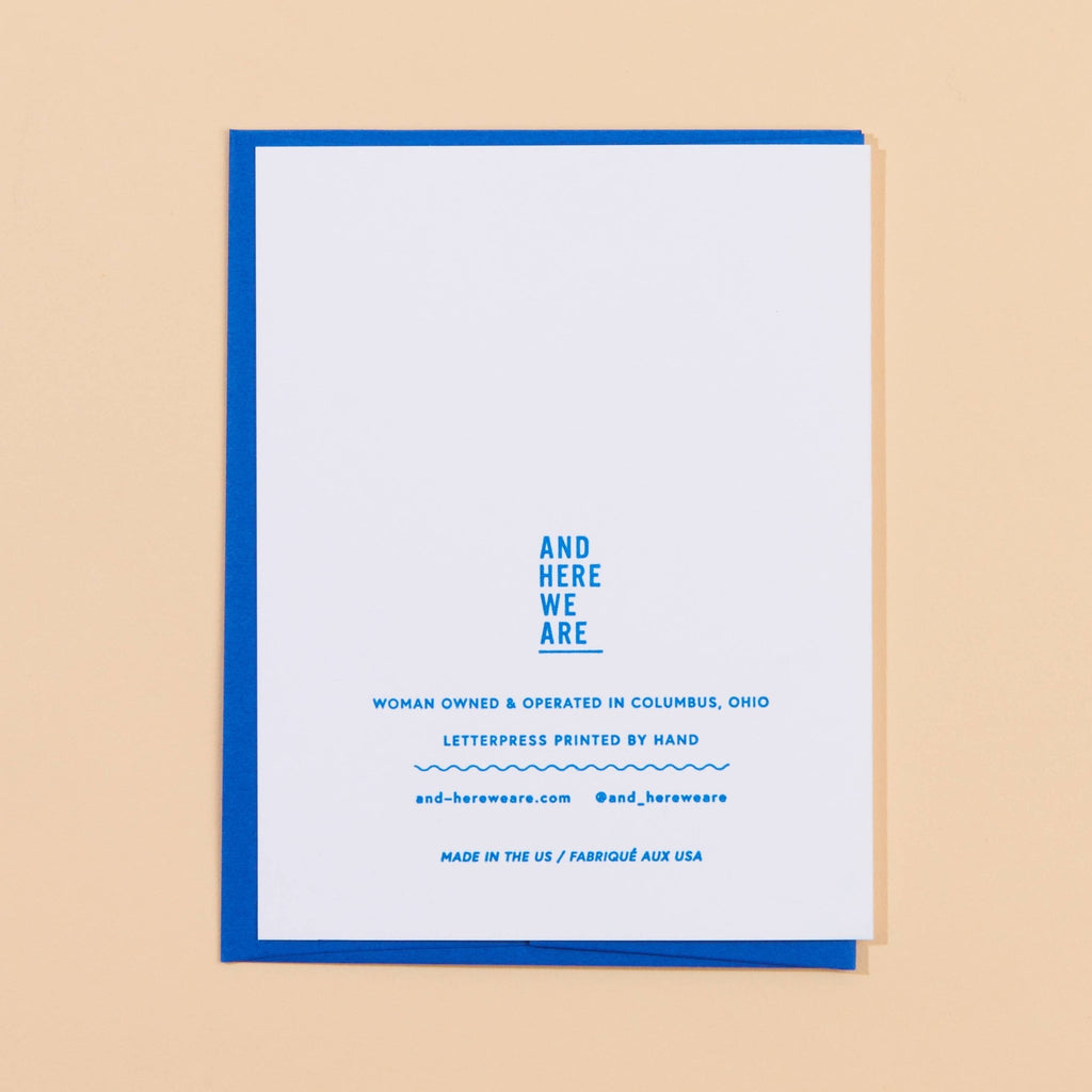 Love You Dad Letterpress Greeting Card - Harmony