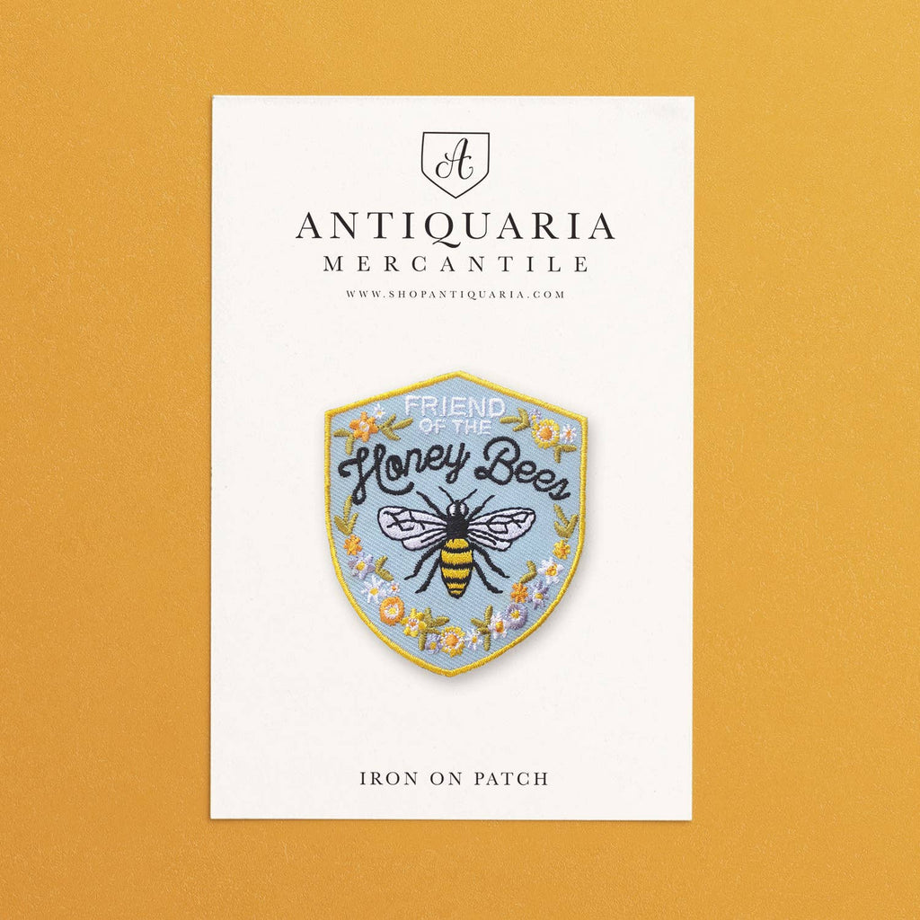 Honey Bee Embroidered Patch - Harmony