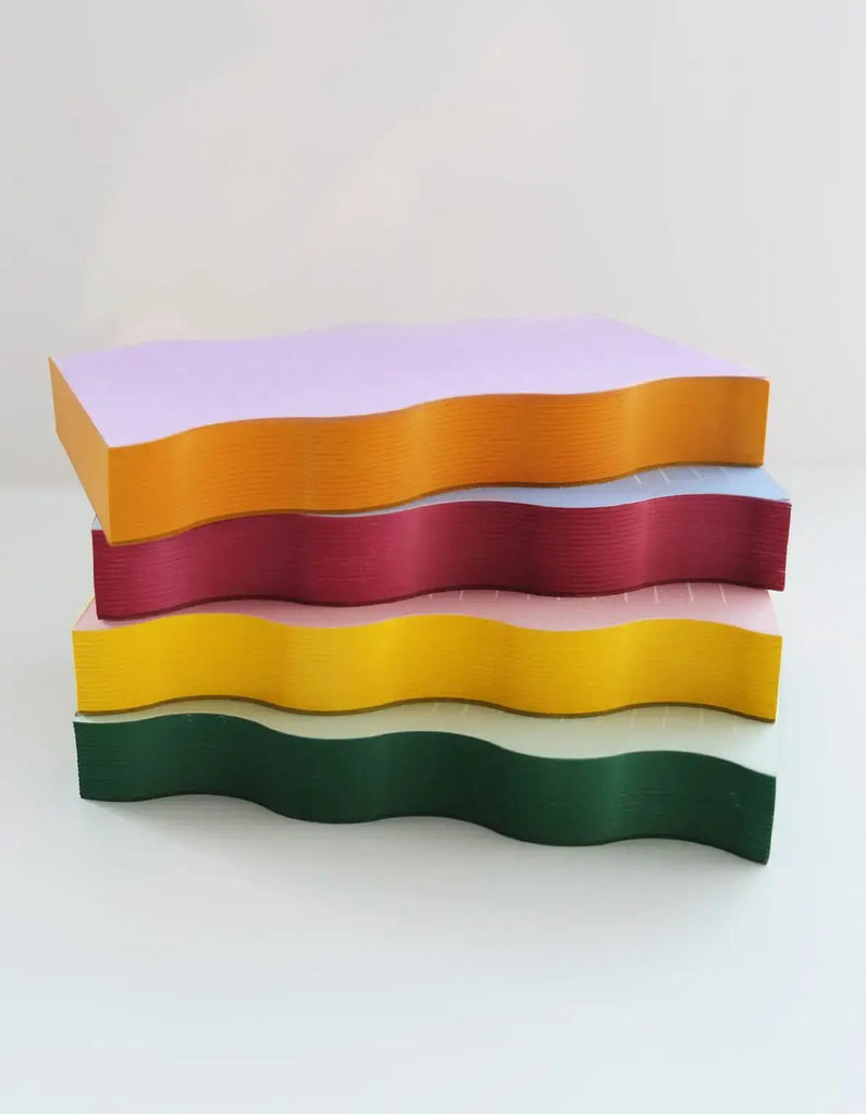 Wavy Shaped Notepad - Harmony