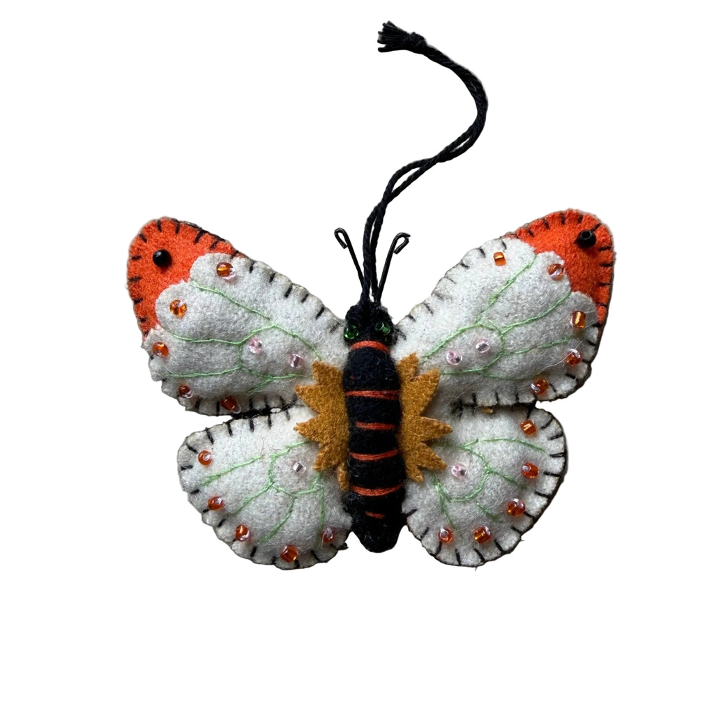 Orange Butterfly Ornament - Harmony