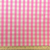 Bubblegum Pink Gingham Silk - Harmony