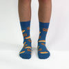 Hot Dog & Pretzel Large Crew Socks - Harmony