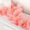 6' Fluffy Pink Pine Garland - Harmony