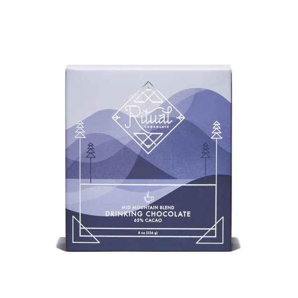 Mid Mountain Blend 8oz Drinking Chocolate 65% Cacao - Harmony