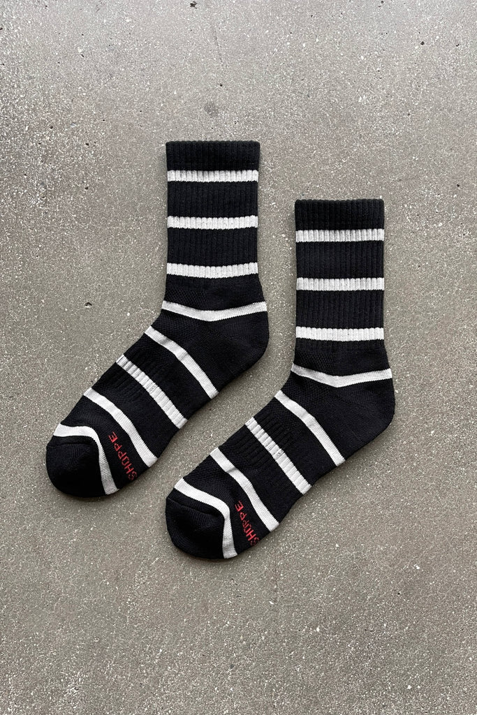 Striped Boyfriend Socks - Harmony