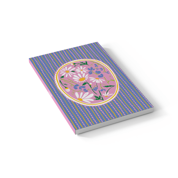 Classic Layflat Notebook / Daisy Cameo - Harmony
