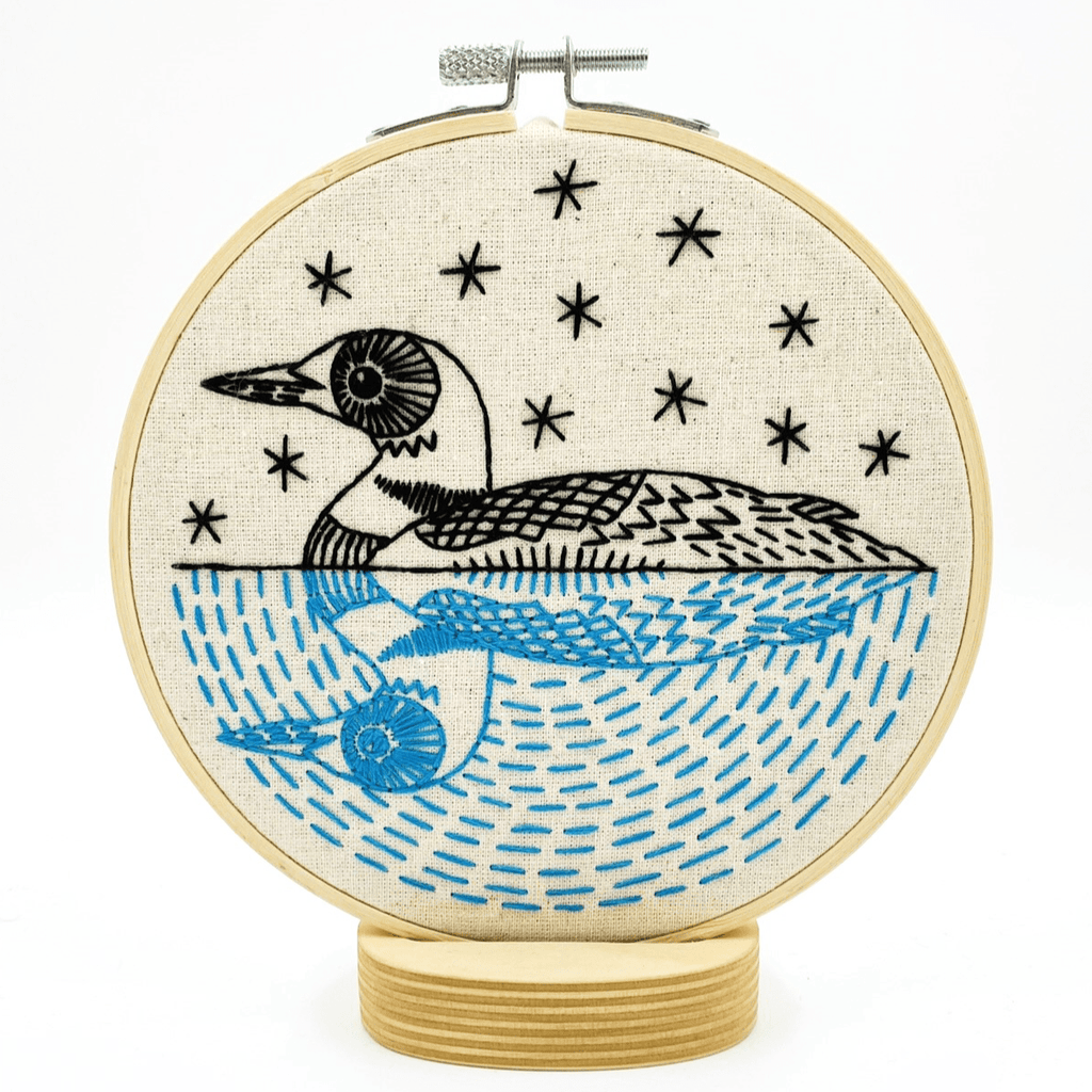 Loon Complete Embroidery Kit - Harmony