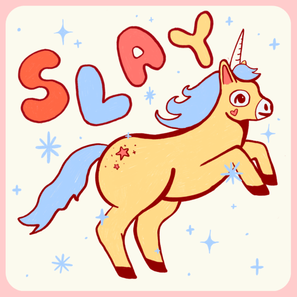 Slay Unicorn Sticker - Harmony