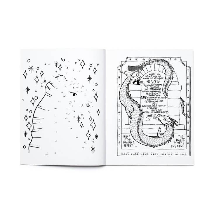 Creatures of Myth & Magic Coloring & Activity Book - Harmony