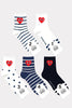 Women's Crew Falling In Love Socks - Harmony