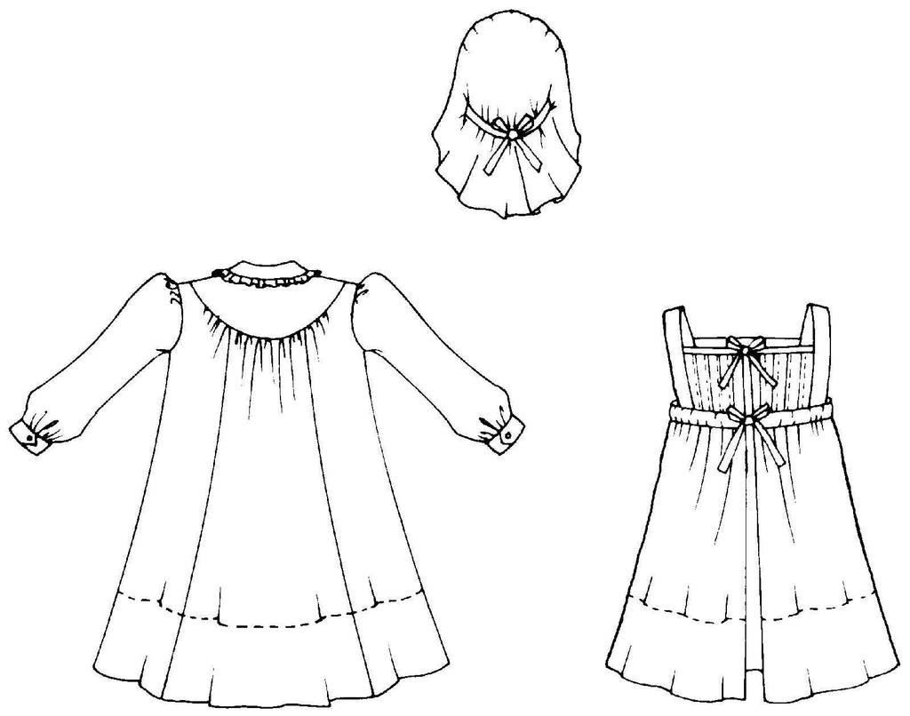 213 Child's Prairie Dress & Pinafore - Sewing Pattern - Harmony