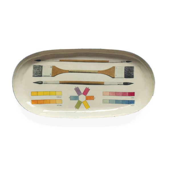 Enamel Printed Tray - the Art of Colouring - Harmony