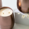 17.5oz Snow Day Metallic Bronze Scented Soy Candle - Harmony