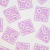 Lavender Quilt Block Iron - On Patch - Harmony