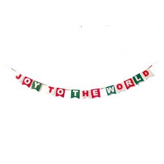 Felt Joy to the World Garland - Harmony