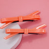 Bow Hair Clip / Peach - Harmony