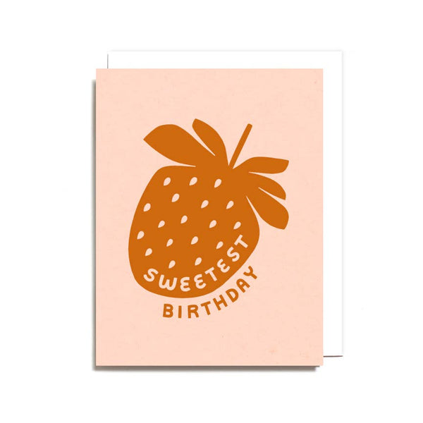 Sweetest Birthday Strawberry Card - Harmony