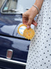 Hand - painted Celestial Sun Compact Mirror - Harmony
