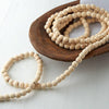 Natural Wood Bead Garland - 9' - Harmony